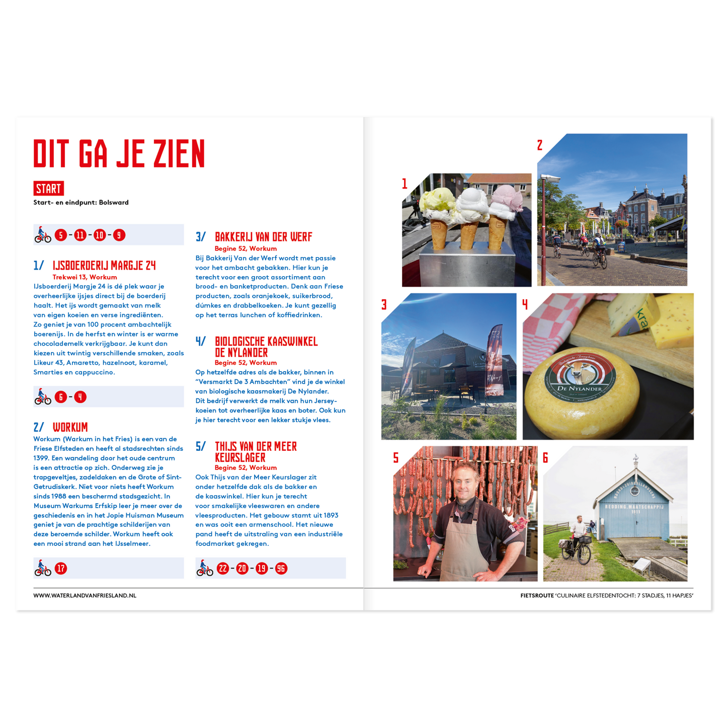 Radroute Kulinarische Elf-Städte-Tour