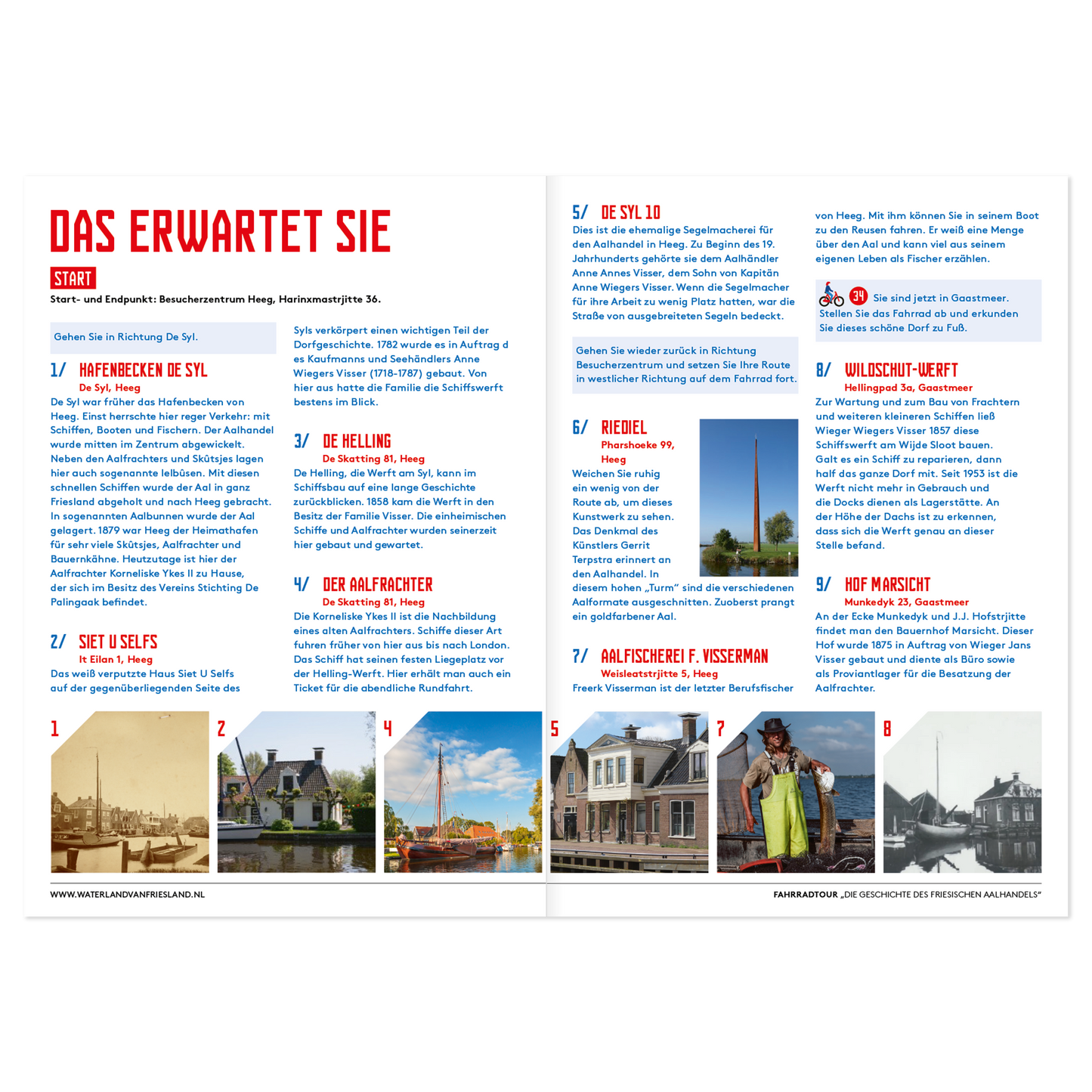Fahrradroute „Auf des spuren des Aalhandels“