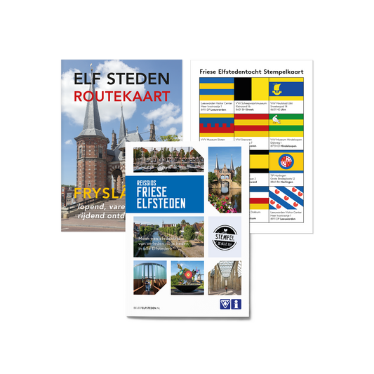 Combideal Elfsteden reisgids + routekaart & stempelkaart