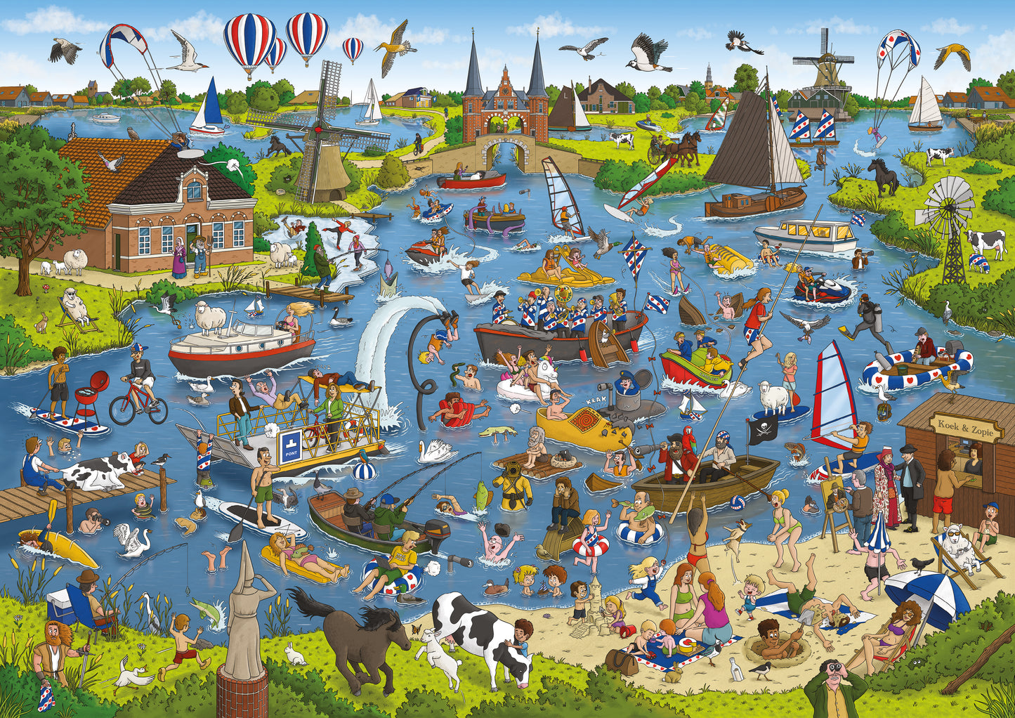 Puzzle Ein Tag auf den Friesischen Seen