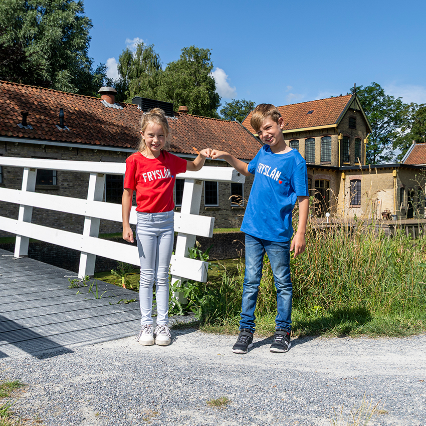 Kinder T-shirt Fryslân – Rood