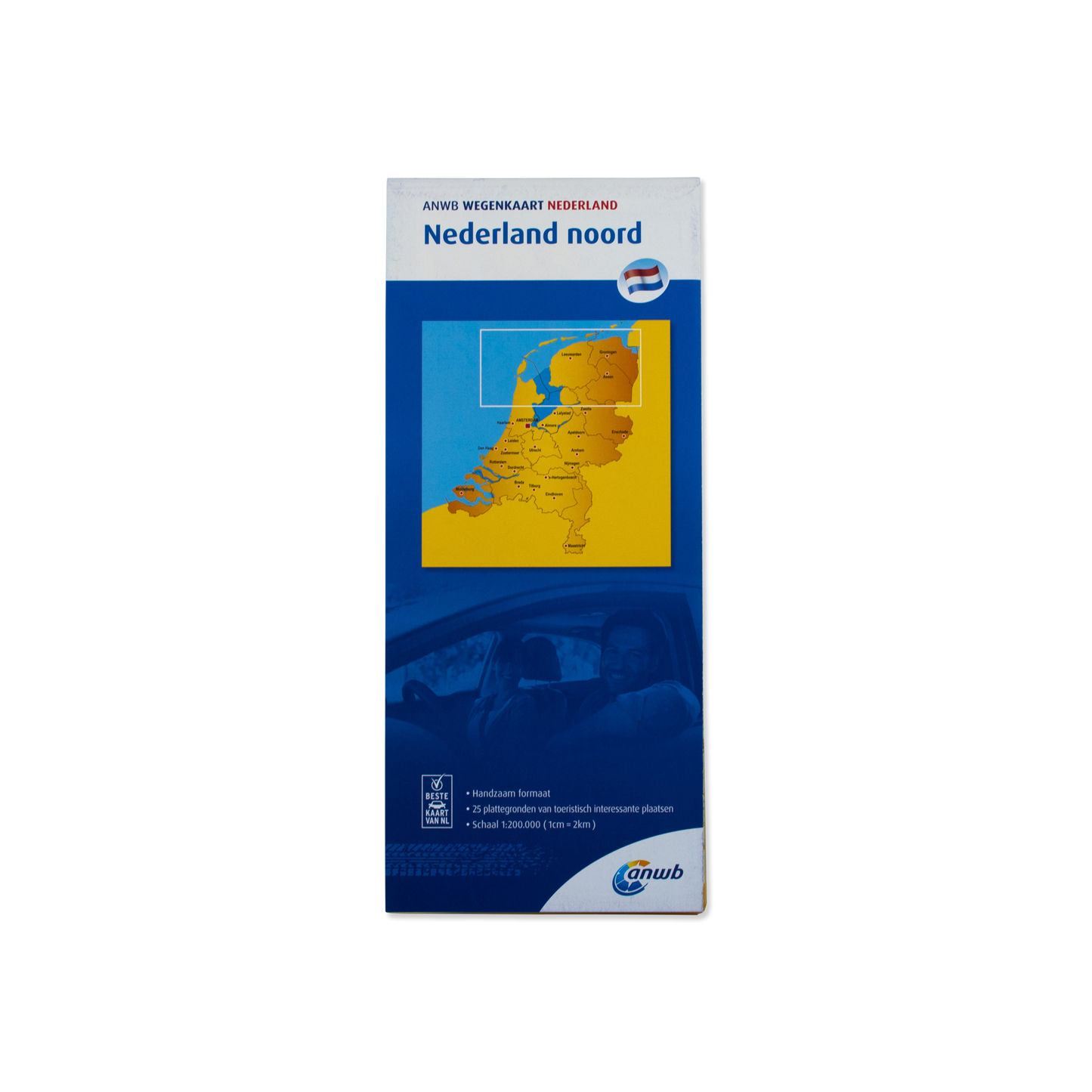 Wegenkaart Nederland Noord