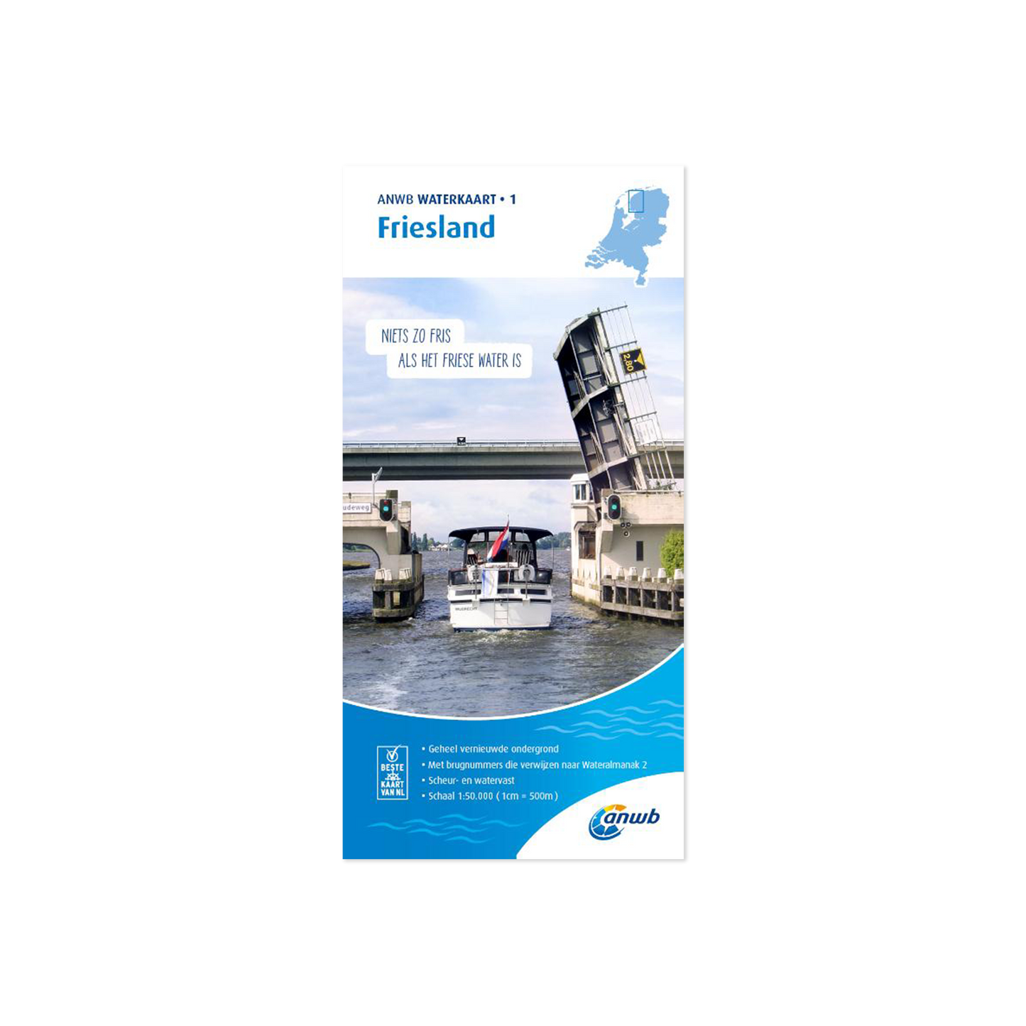 ANWB Waterkaart Friesland