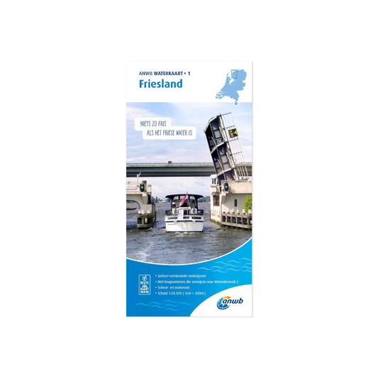 ANWB Waterkaart Friesland