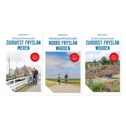 Bundel van 3 fietsnetwerkkaarten