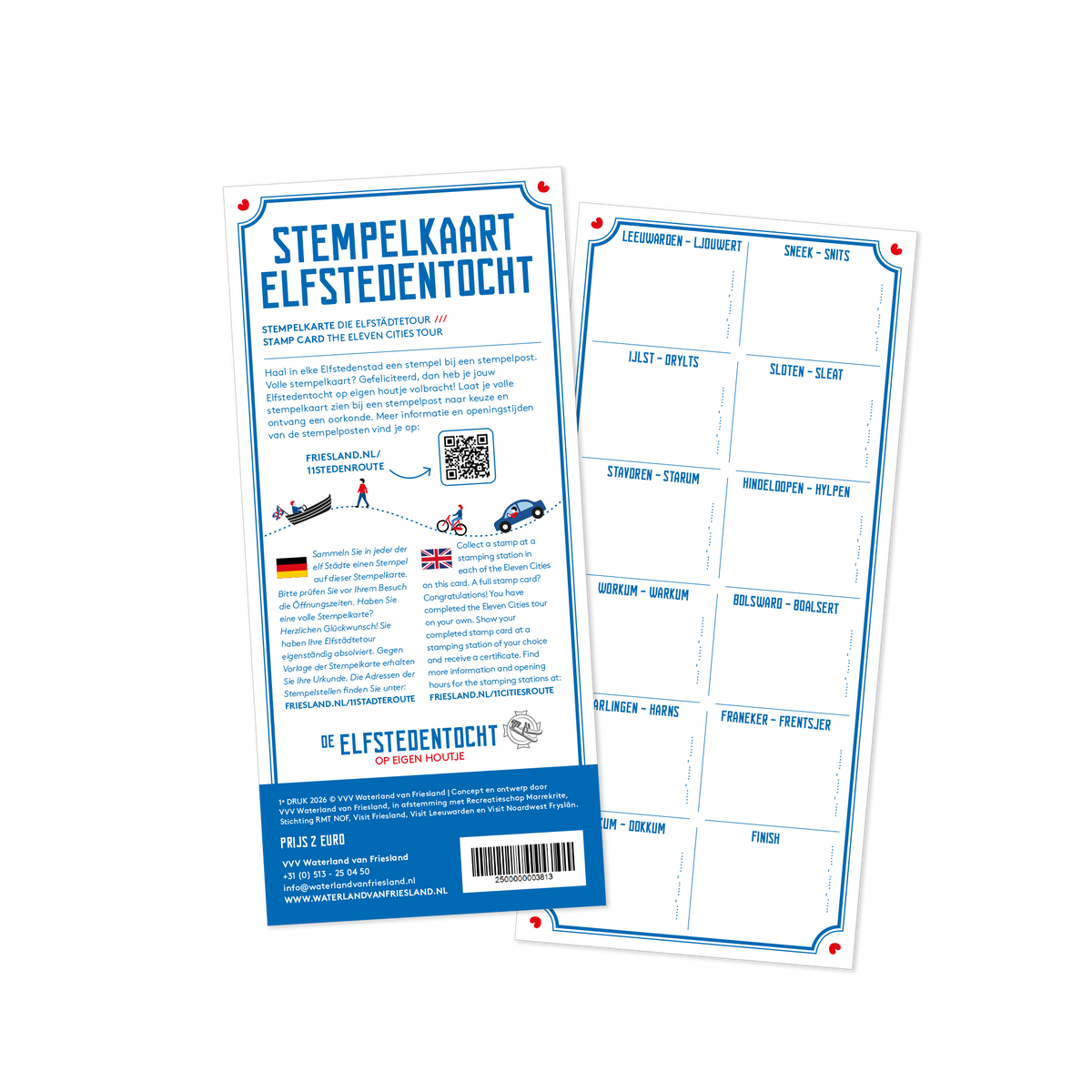 Stempelkaart Elfstedentocht
