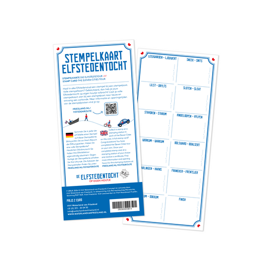 Stempelkaart Elfstedentocht