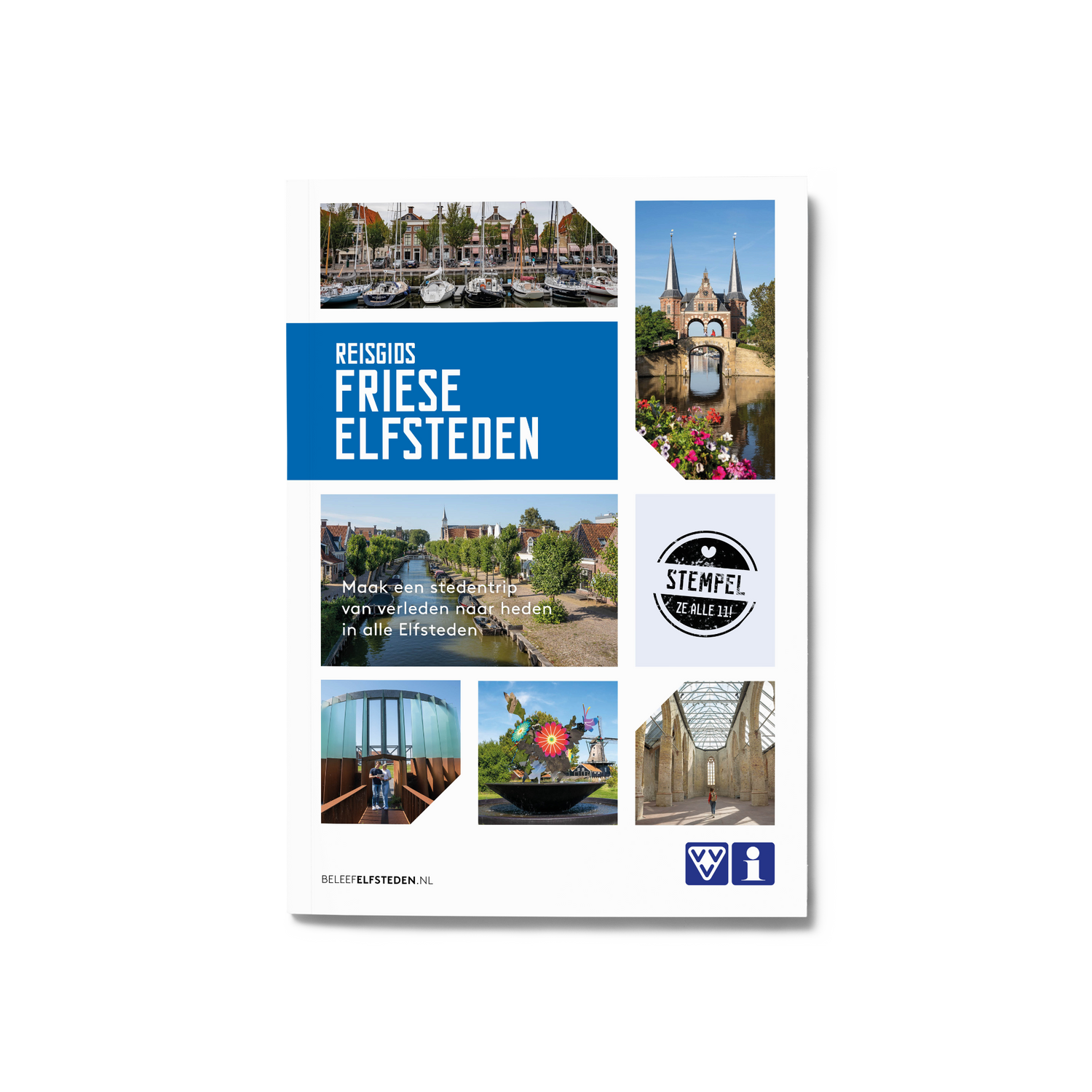 reisgids Friese Elfsteden met foto’s van steden en bezienswaardigheden