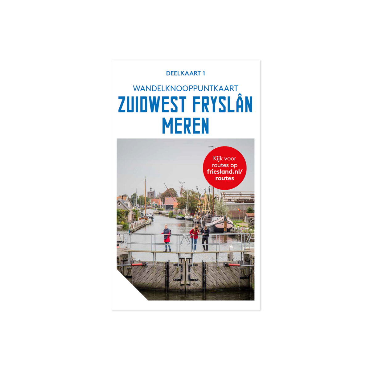 Wandelknooppuntenkaart Nr.1 - Friese Meren