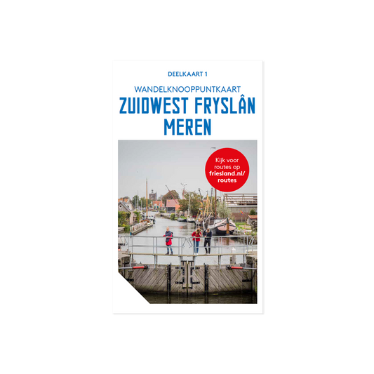 Wandelknooppuntenkaart Nr.1 - Friese Meren