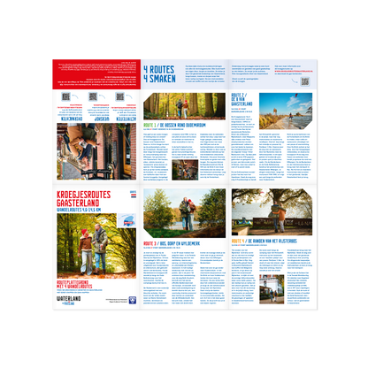 Routeplattegrond Kroegjesroutes Gaasterland
