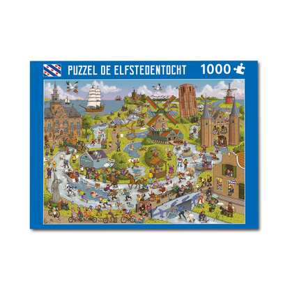 Puzzel De Elfstedentocht