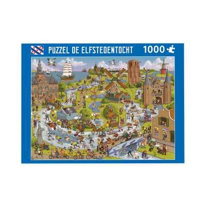 Puzzel De Elfstedentocht