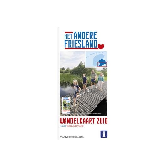 Wandelkaart Zuid - Zuidoost Friesland